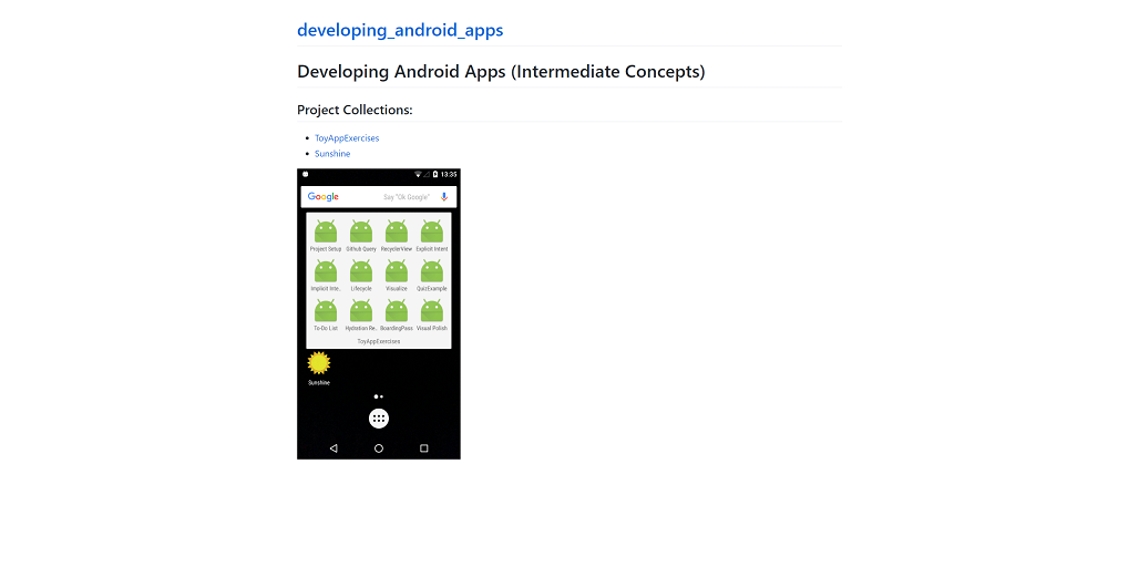 Developing Android Apps