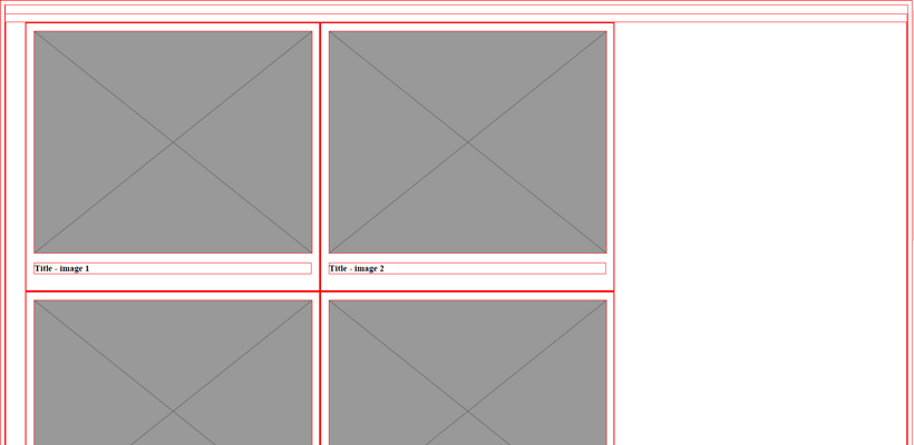 Experimental flexbox responsive image gallery ith and without border